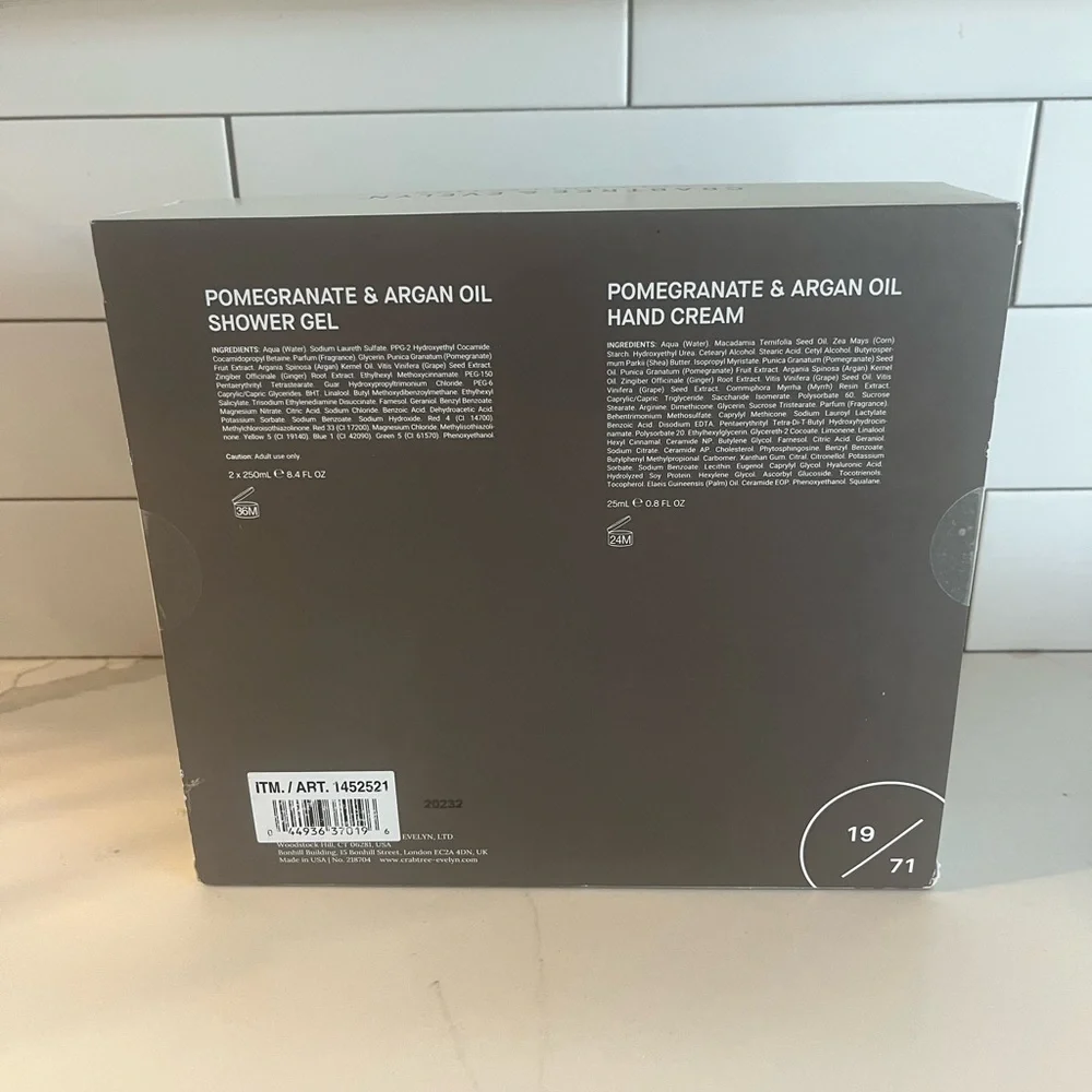 Crabtree & Evelyn‎ Pomegranate & Argan Oil Set